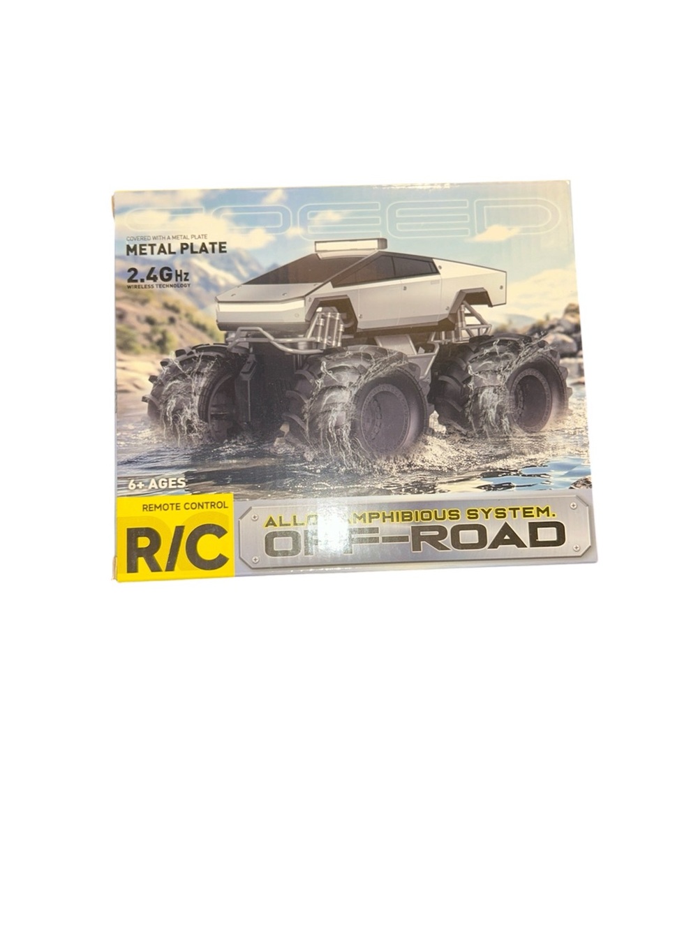 Off-Road Alloy Amphibious System Remote Control Vehicle - Yellow